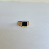 Black Signet Ring