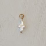 Mini Pearl Cross Charm