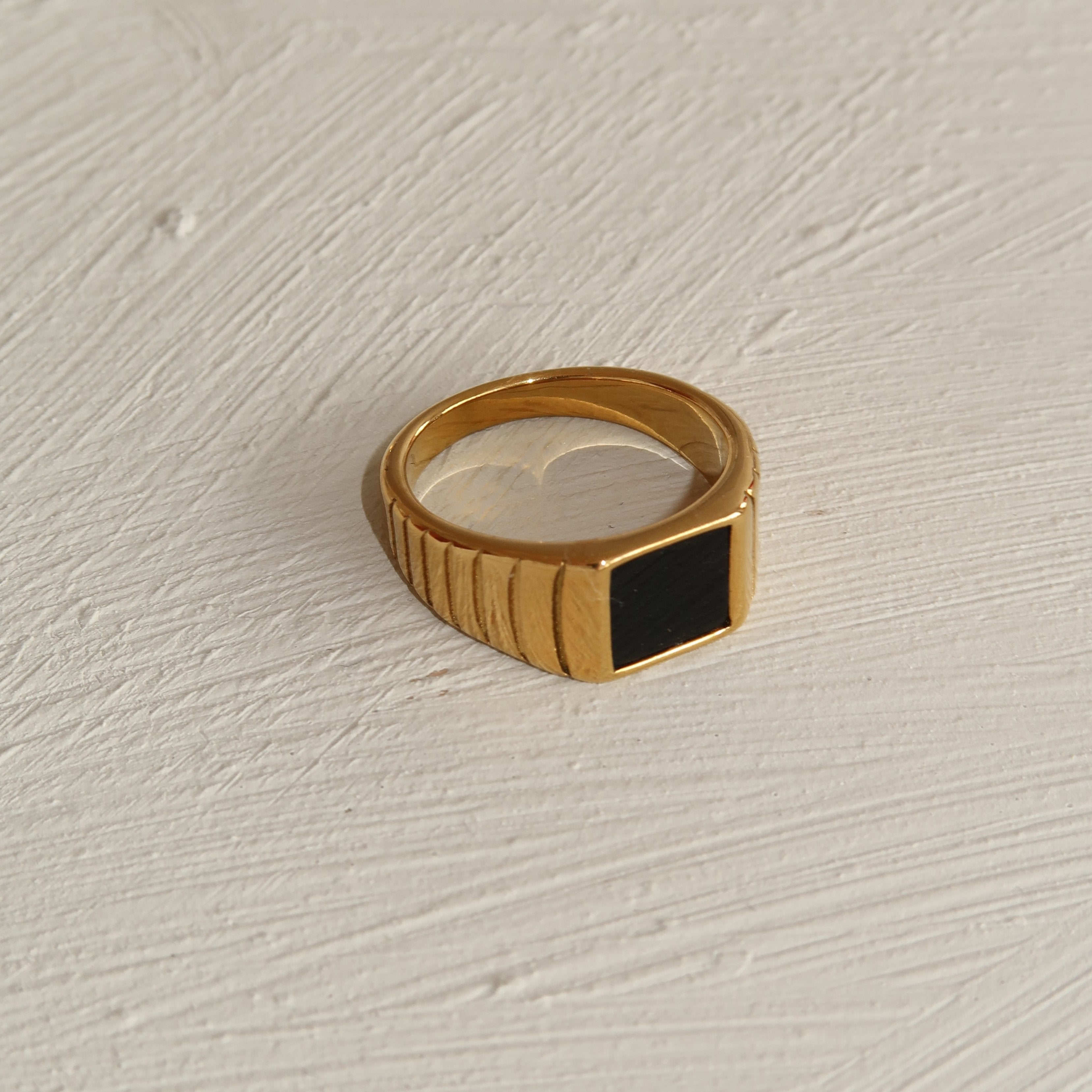 Black Signet Ring