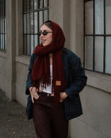 Maroon Sweater Scarf