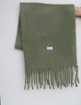 Moss Green Blanket Scarf