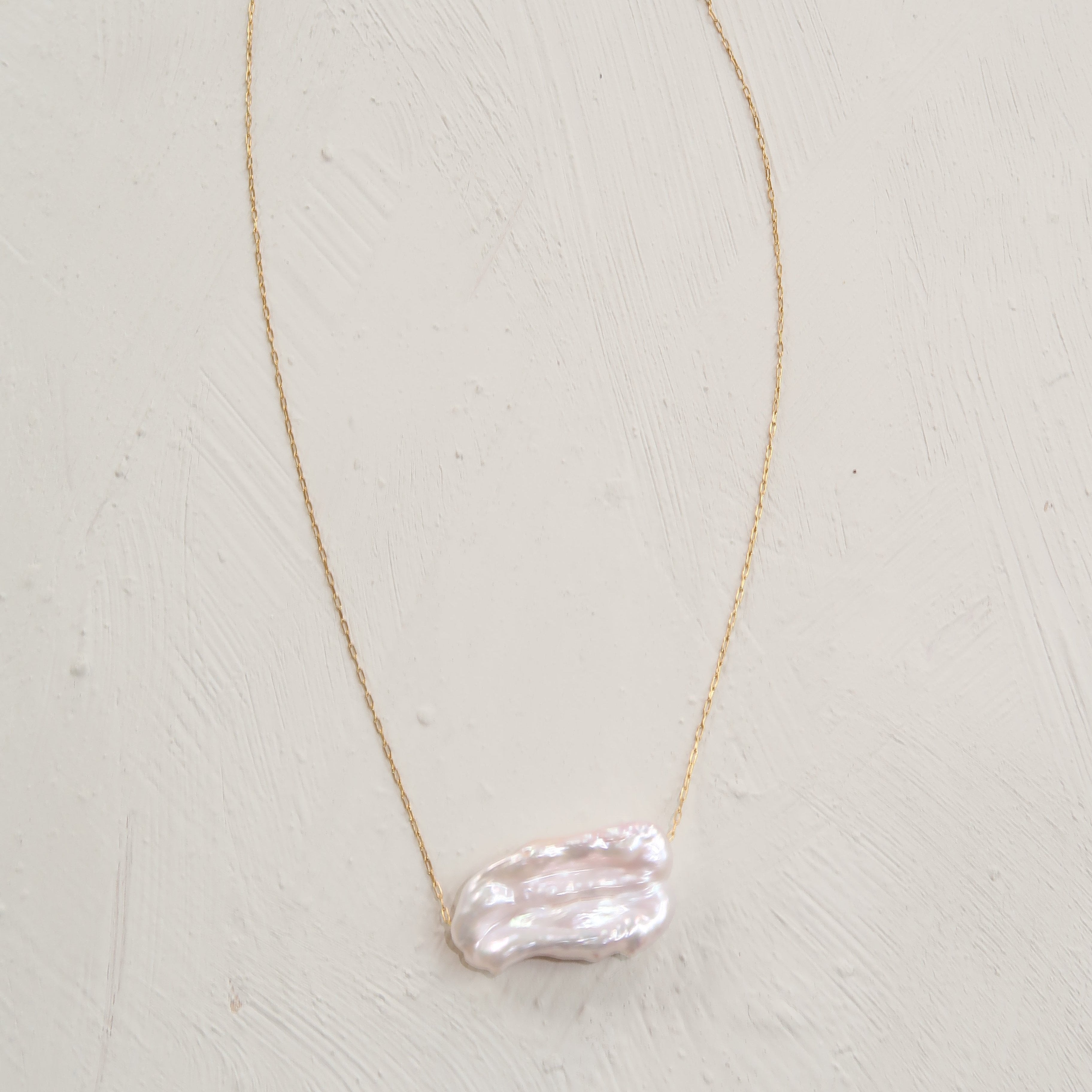 Biwa Pendant Necklace