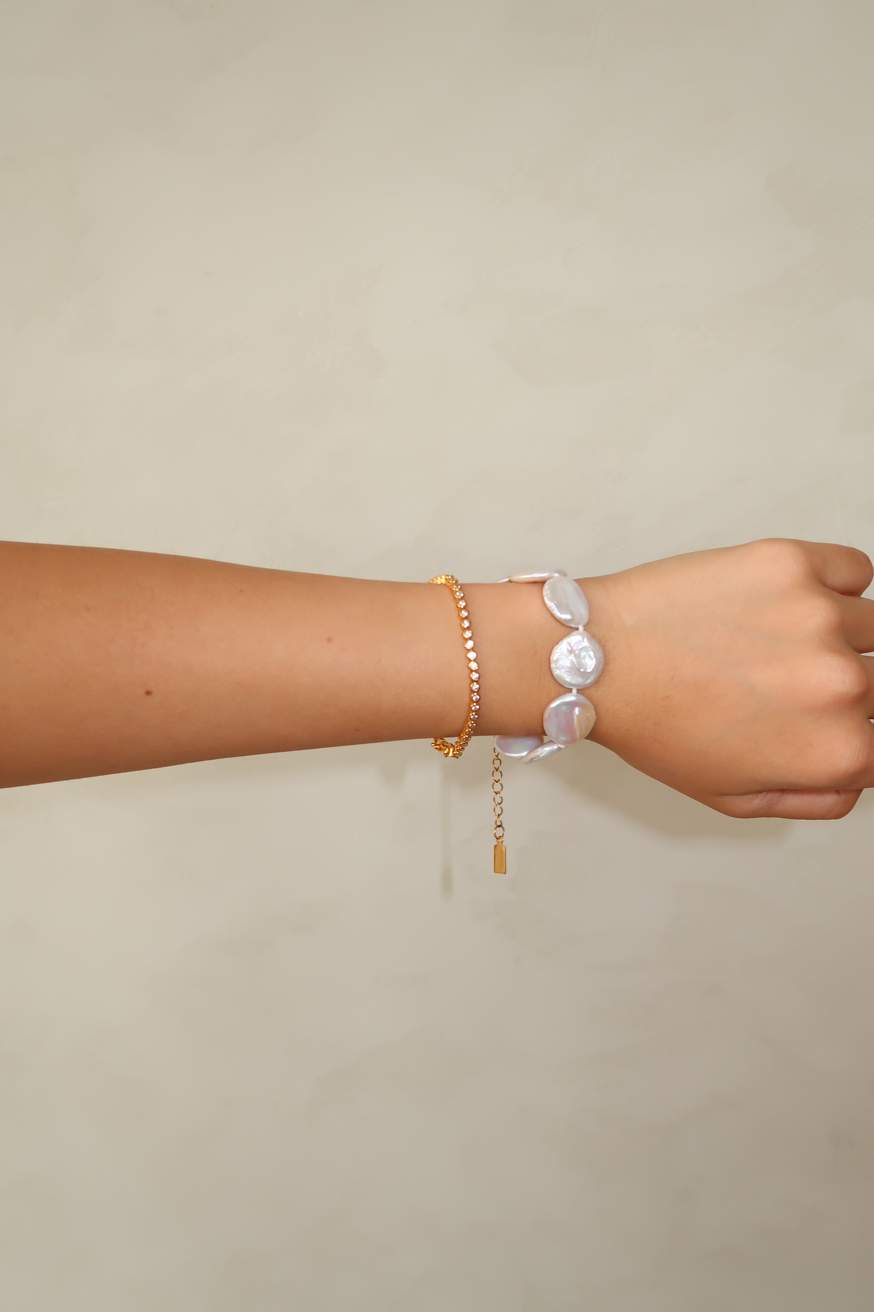 Coin Pearl Bracelet