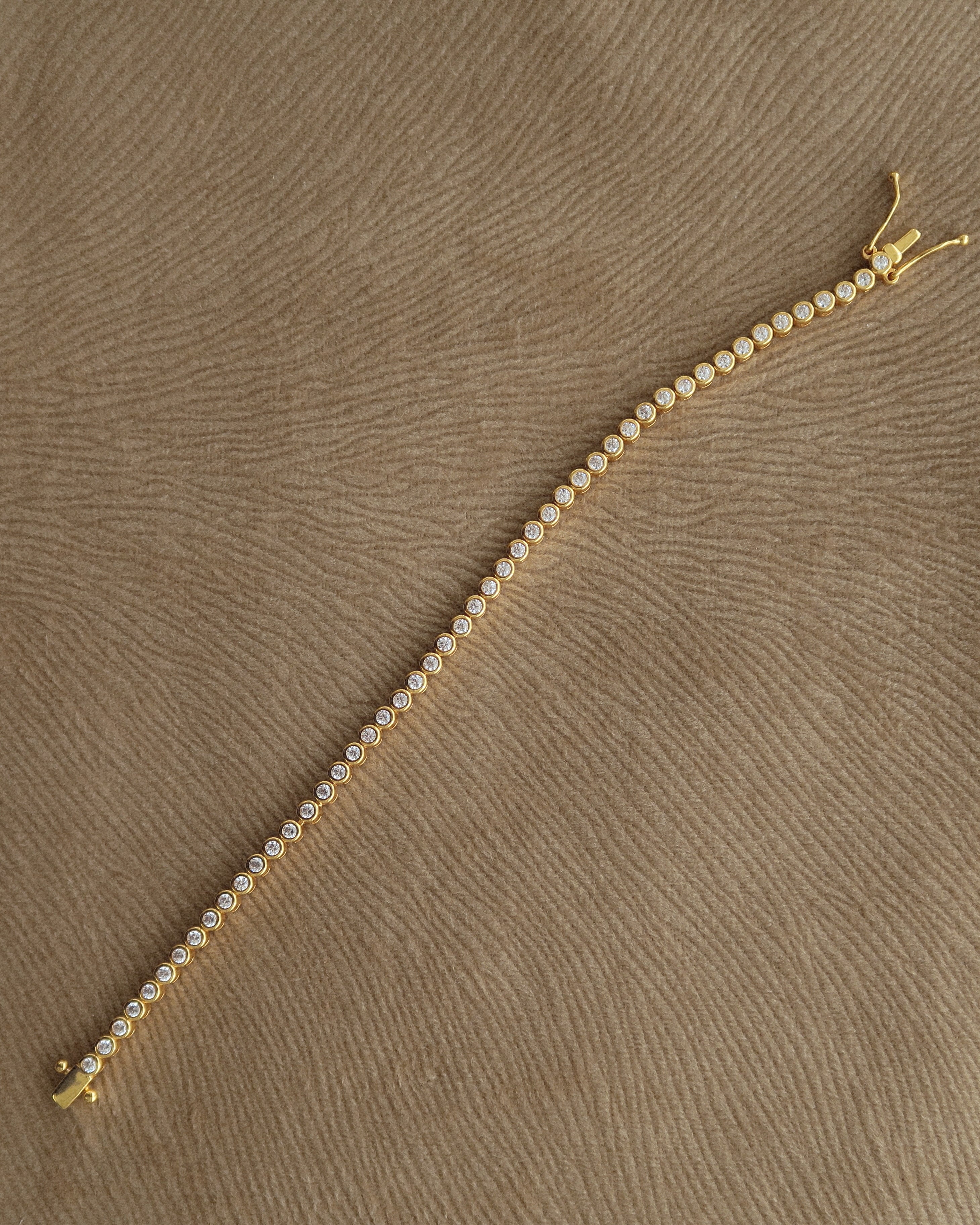 Bezel Tennis Bracelet
