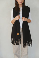 Black Sweater Scarf