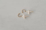 Pearl Cross Earrings