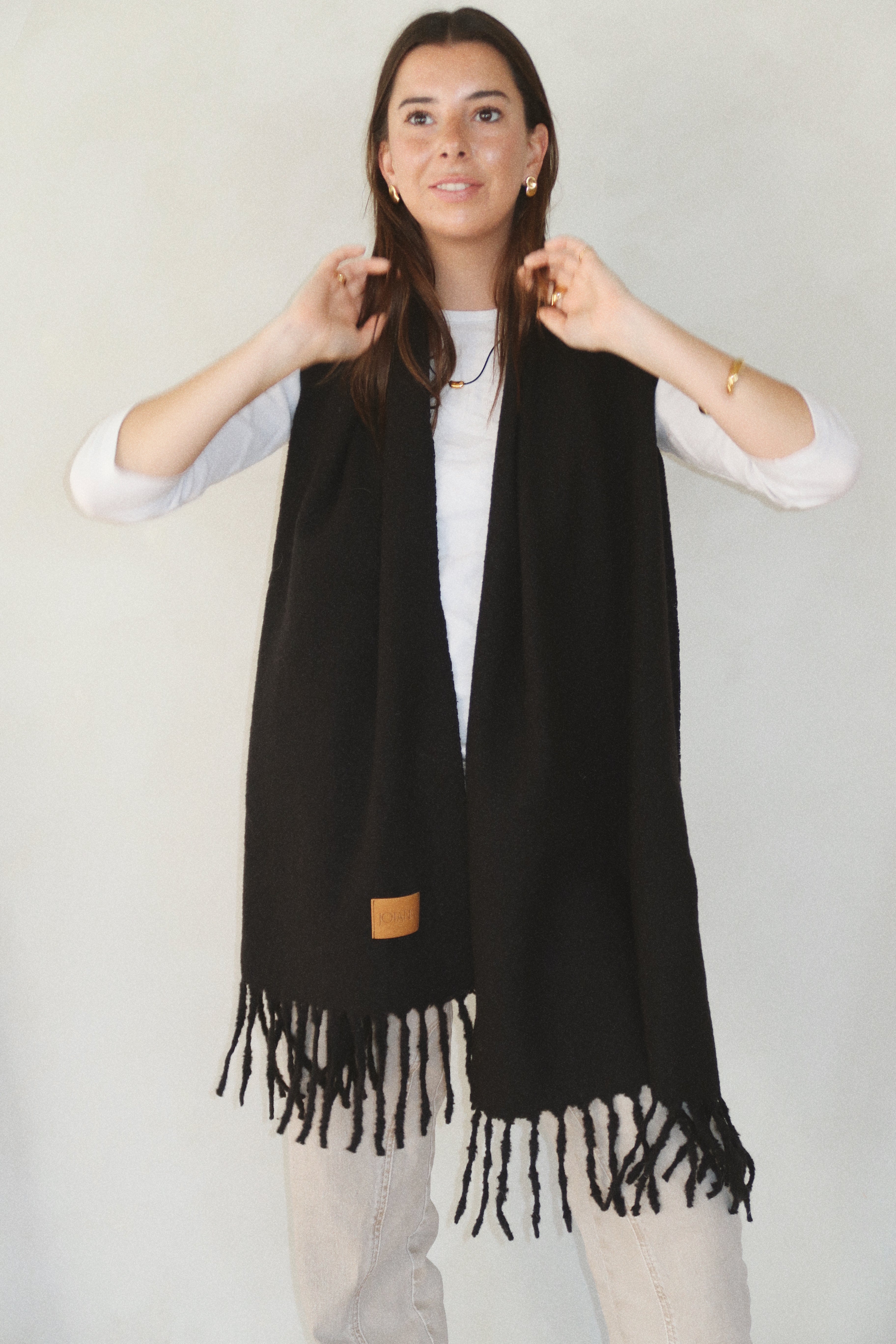 Black Sweater Scarf