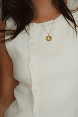 Stamp Coin Necklace