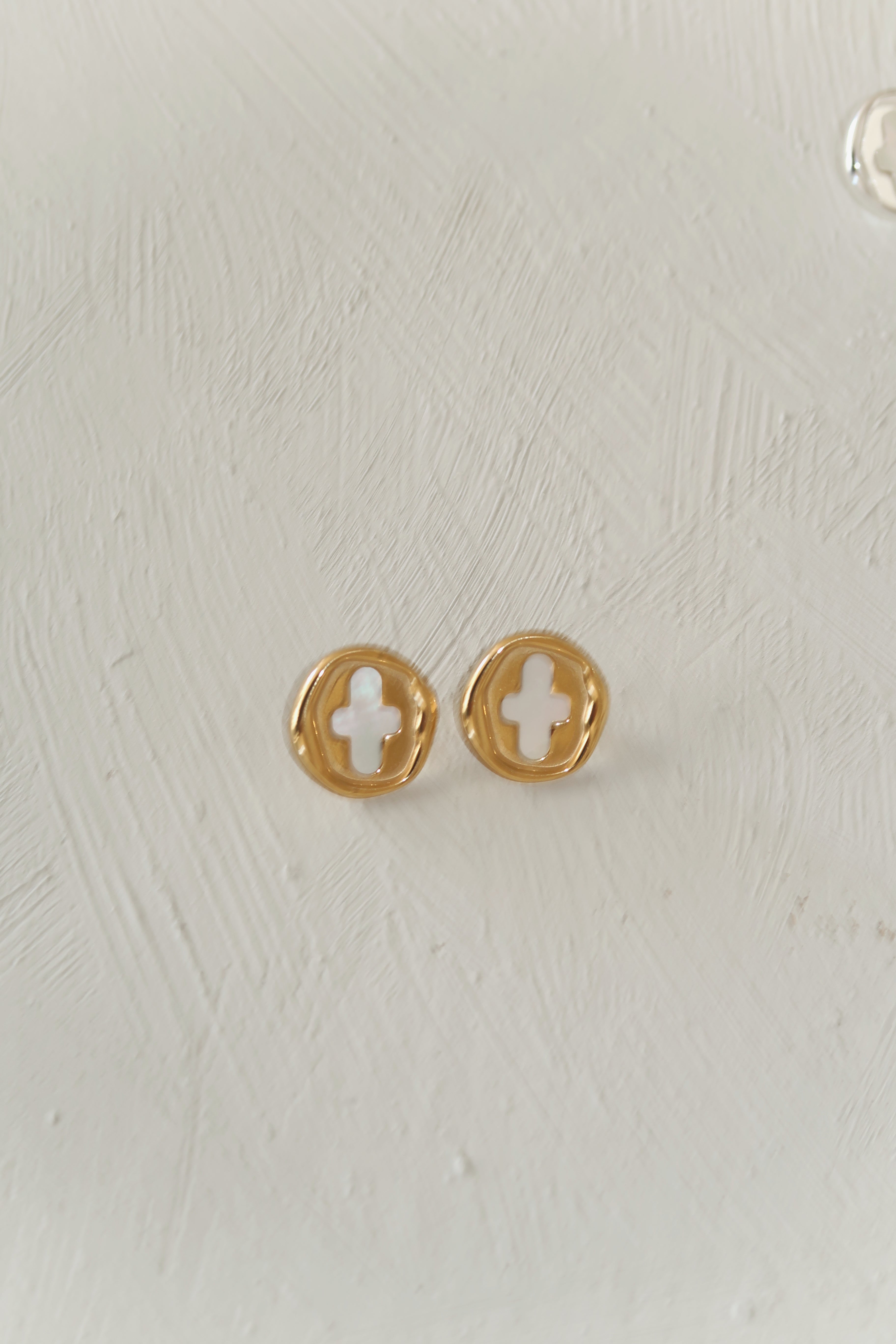 Stamp Coin Earrings