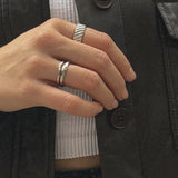 Slim Curved Stacker Ring