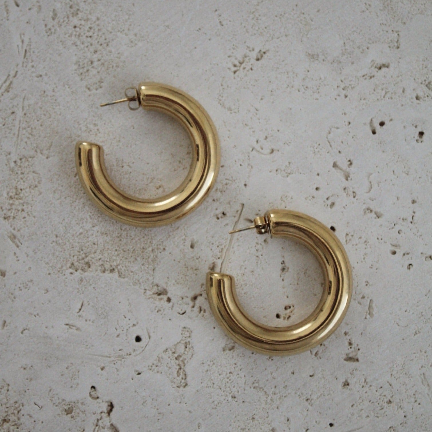 Large Thick Hoops